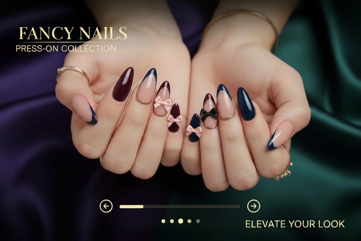 Fancy Nails with Bows