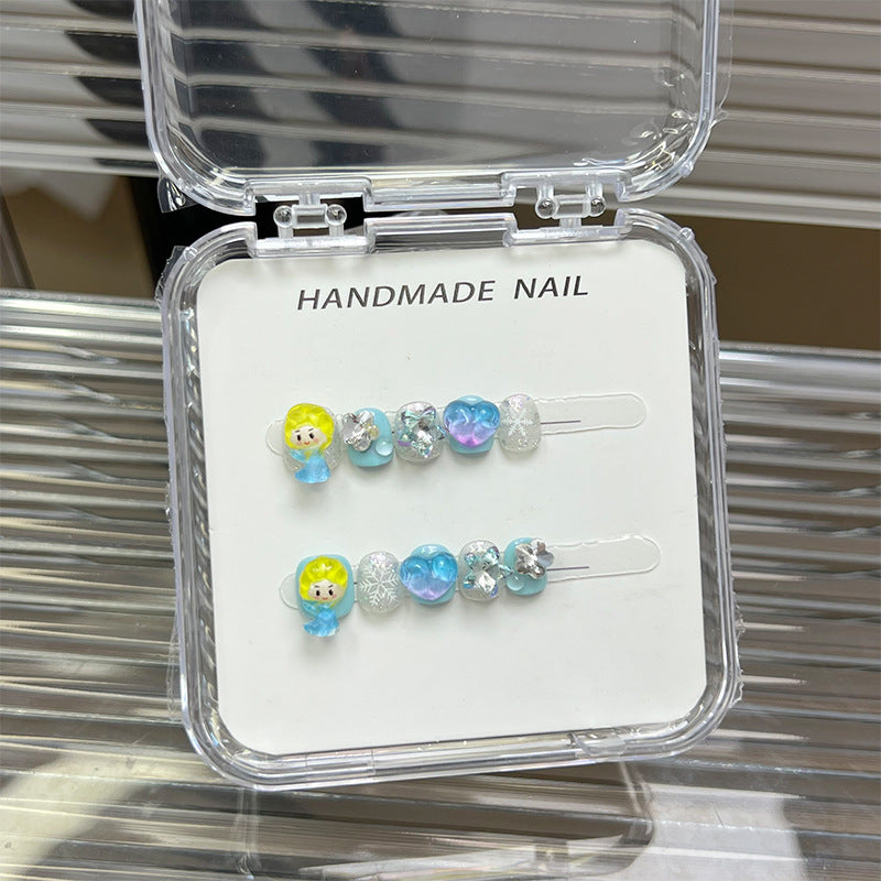 Sweet Cartoon Candy Kids Press On Nails Assorted Set