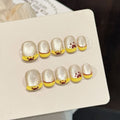 365nails: "Pudding Pup" – 3D Cartoon Cat Eye Handmade Short Square Nails