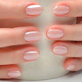 365nails: "Glossy Natural Nude Oval" – Minimalist Press-on Nails