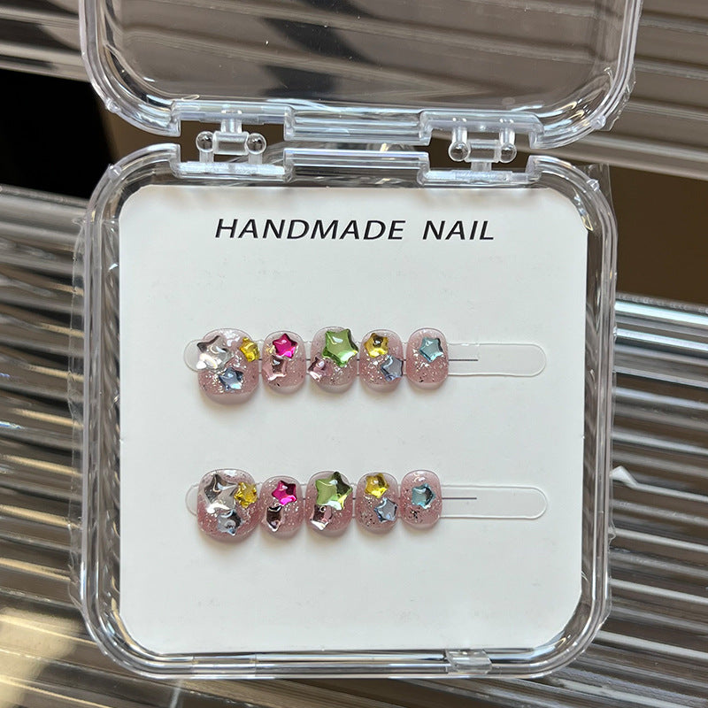 Sweet Cartoon Candy Kids Press On Nails Assorted Set