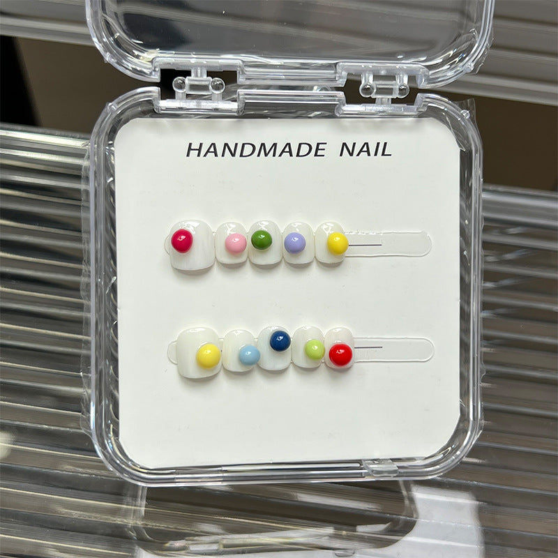 Sweet Cartoon Candy Kids Press On Nails Assorted Set