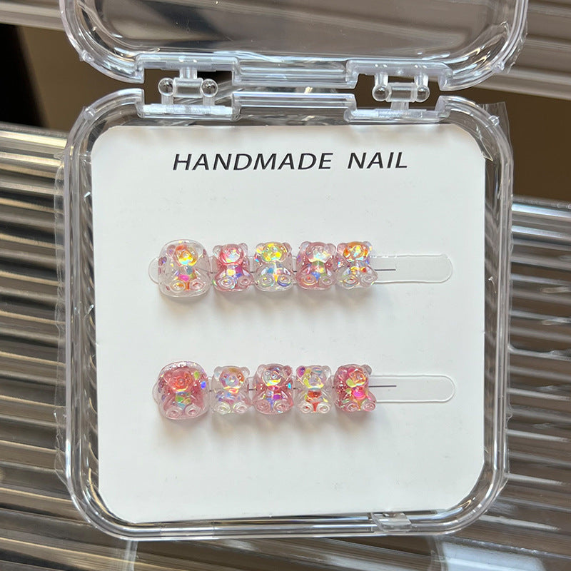 Sweet Cartoon Candy Kids Press On Nails Assorted Set