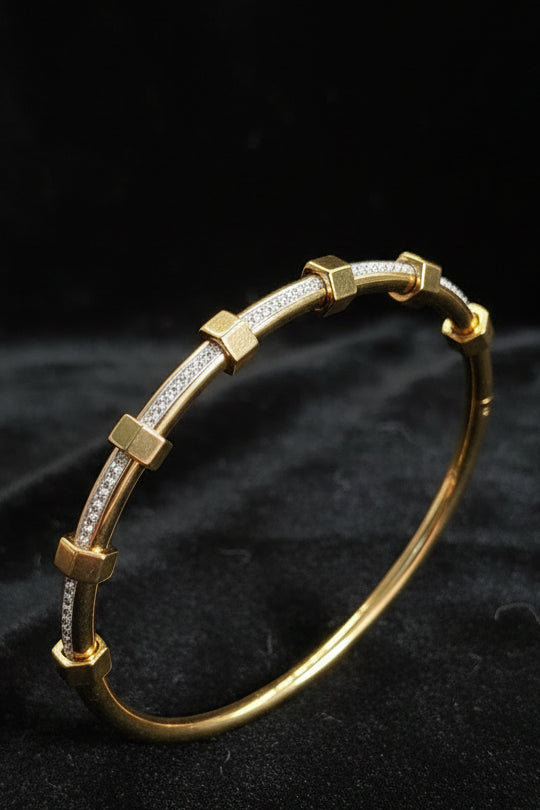 Stainless Steel Tarnish Free Rhintone Bracelet