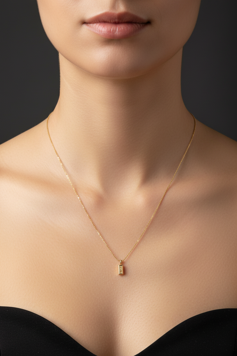 Bar Pendant Necklace