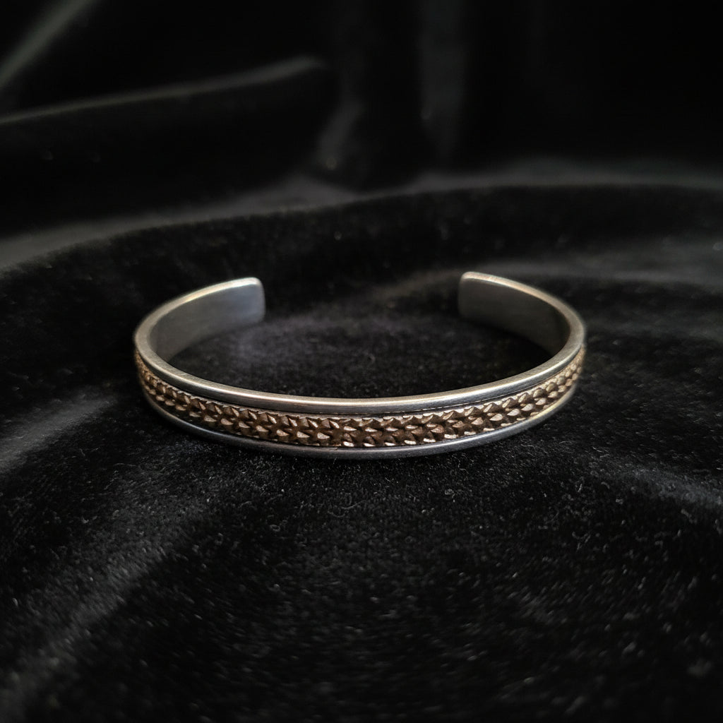 925 Silver and Copper Cuff