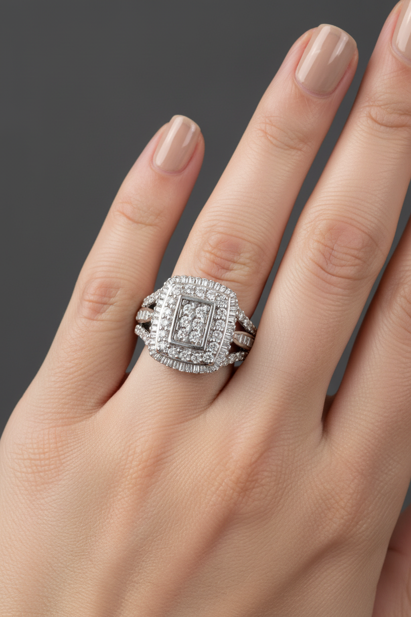 925 Diamond Ring