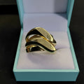 14k Wave Ring