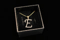 14k Diamond Internal E Pendant