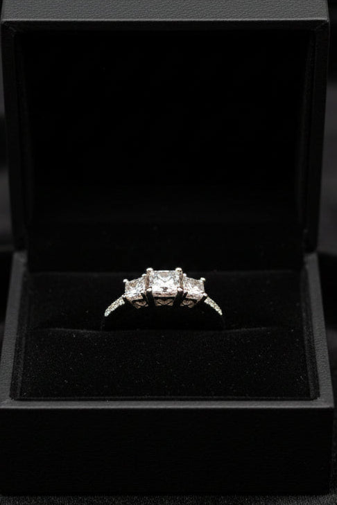 14k White Gold Engment Ring