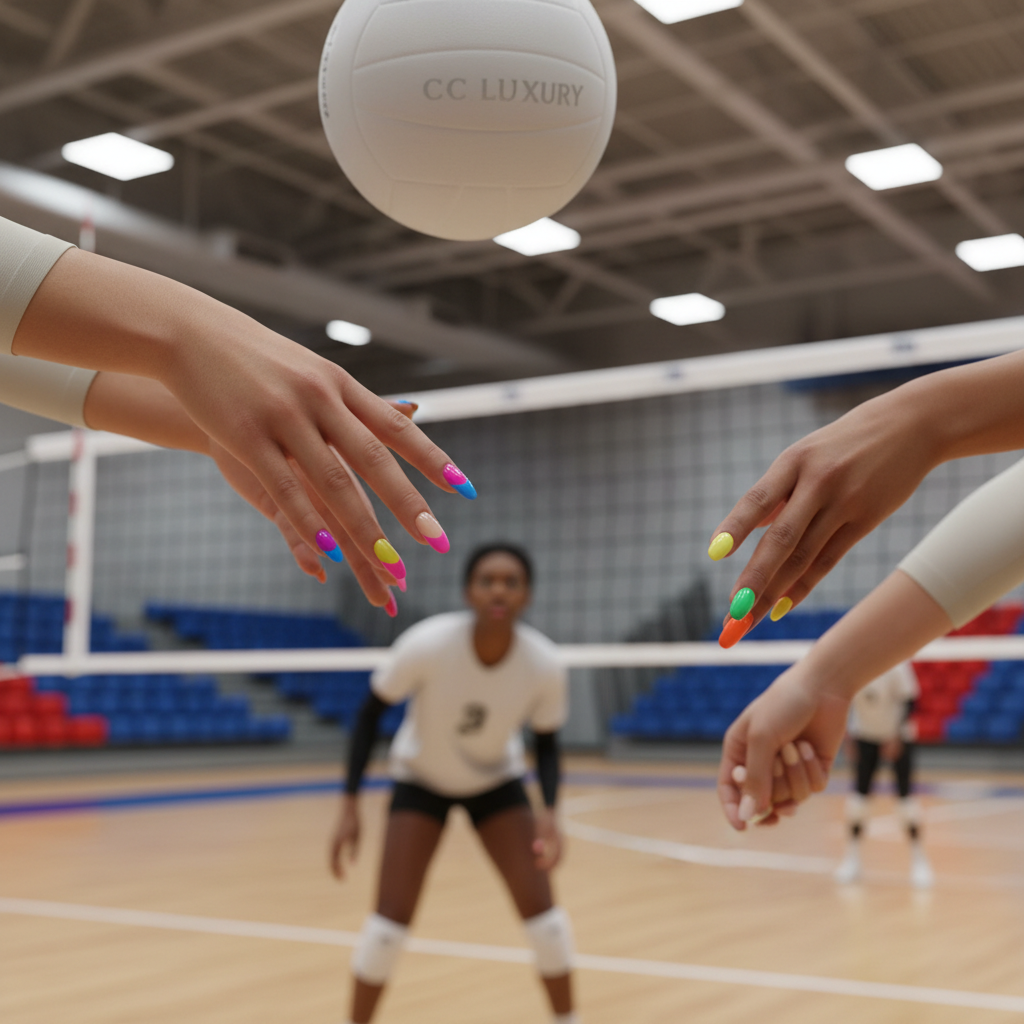 Sporty Nails - Indoor Volleyball